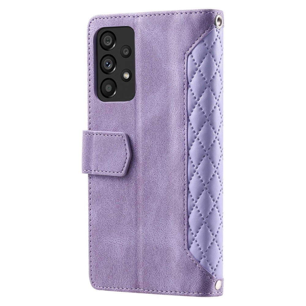 Pung Taske Samsung Galaxy A53 Quilted Lila