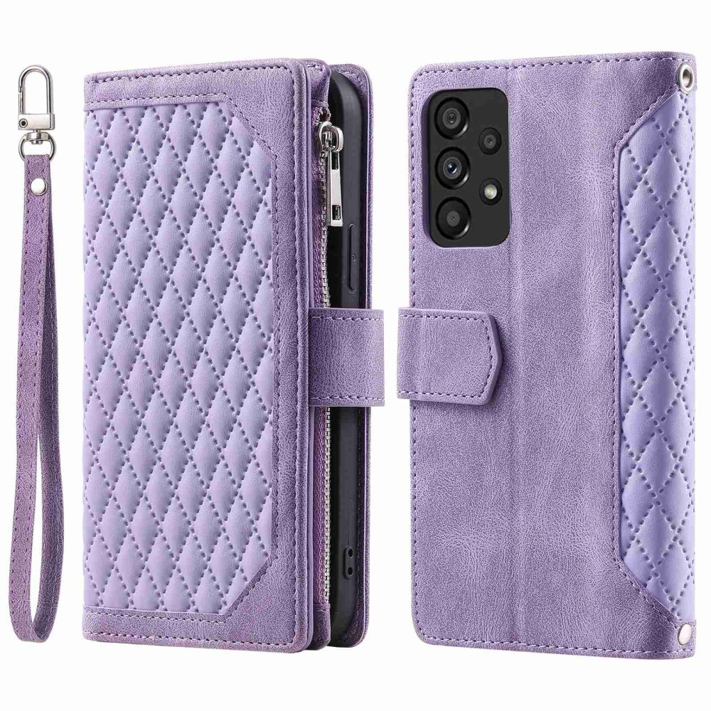 Pung Taske Samsung Galaxy A53 Quilted Lilla