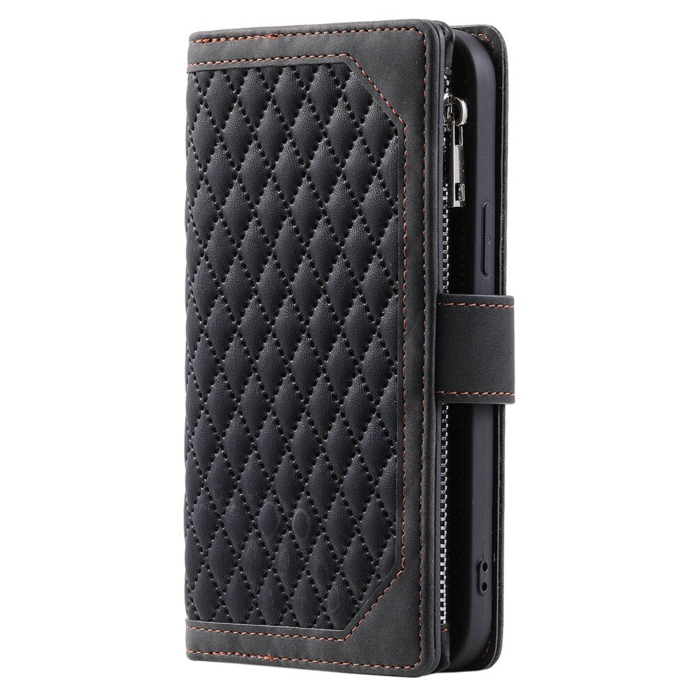 Pung Taske Samsung Galaxy S22 Ultra Quilted Sort