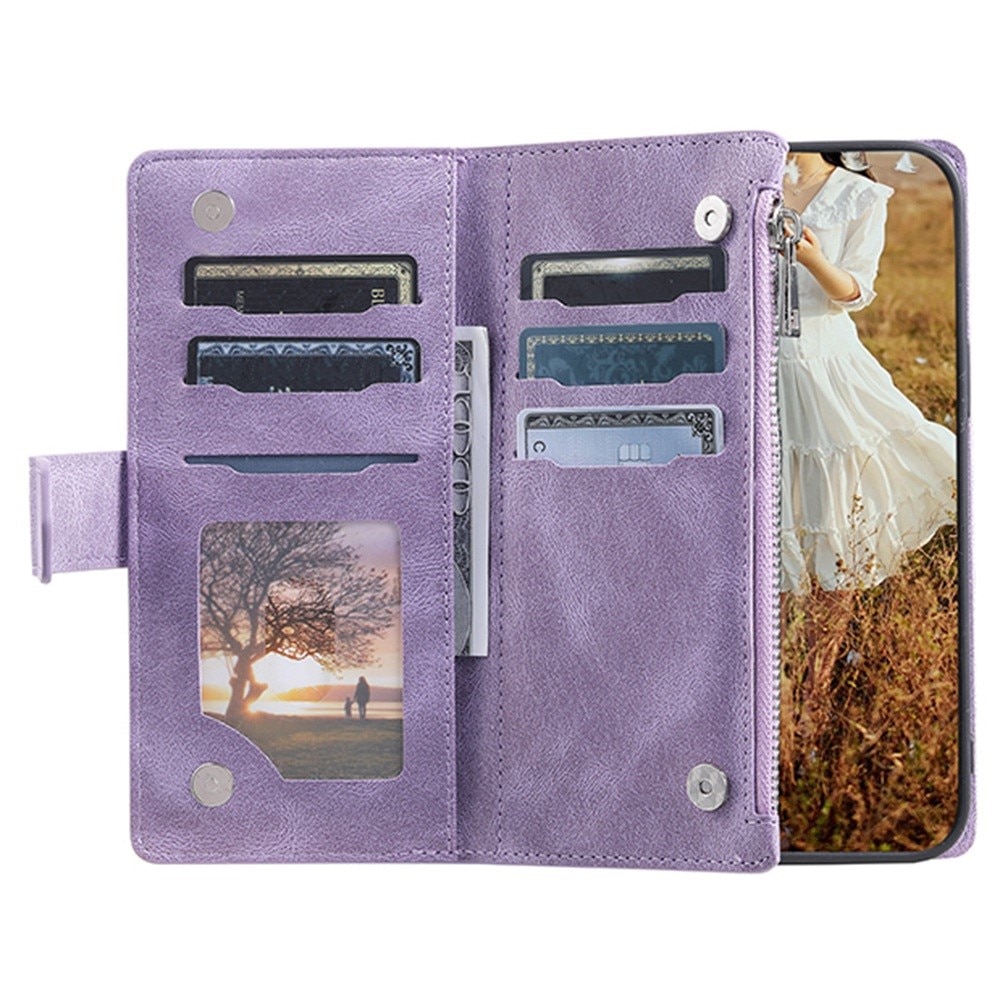 Pung Taske Samsung Galaxy S22 Ultra Quilted Lilla