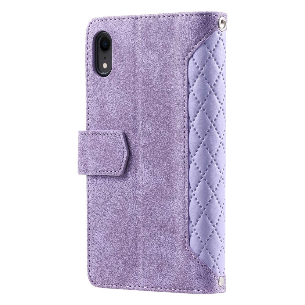 Pung Taske iPhone XR Quilted Lila