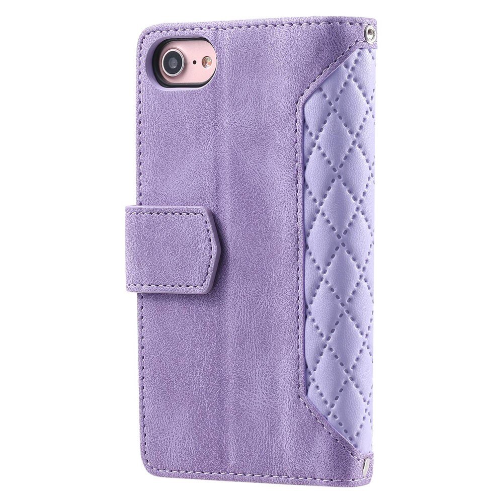 Pung Taske iPhone 7 Quilted lila