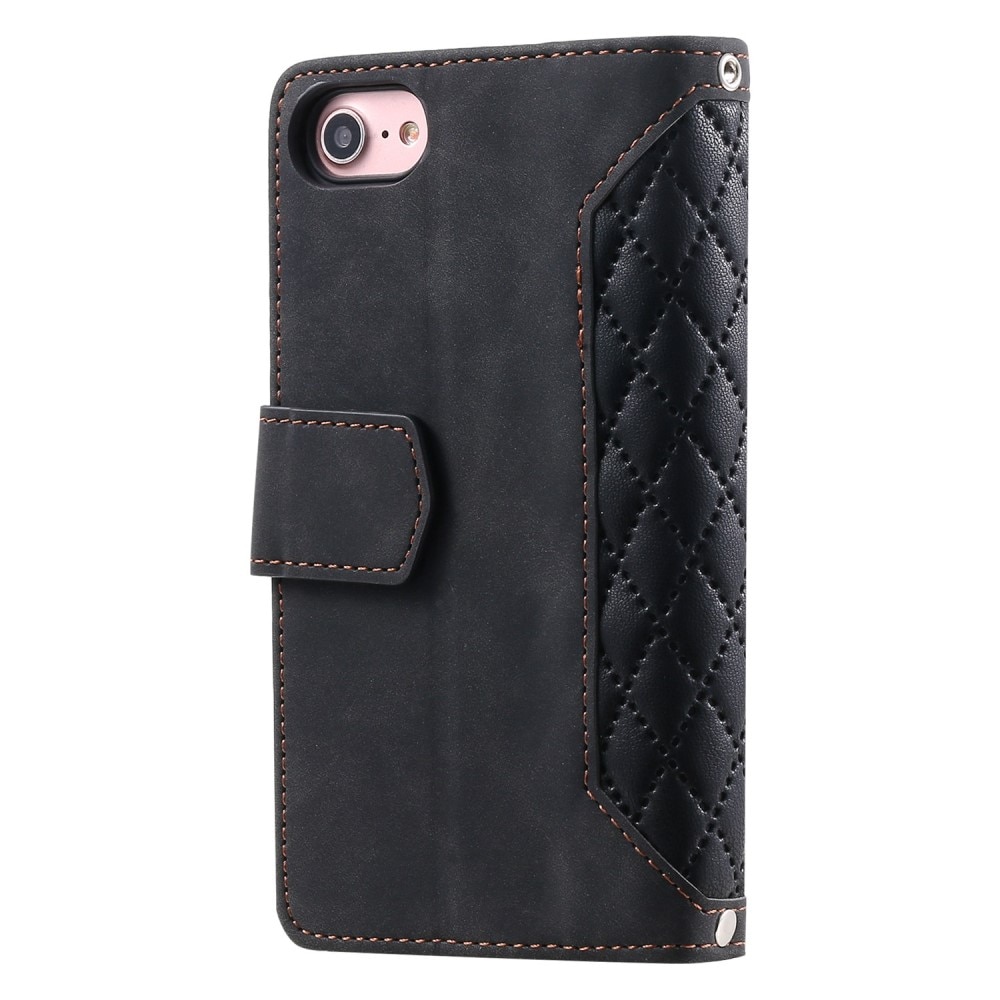 Pung Taske iPhone 7 Quilted sort