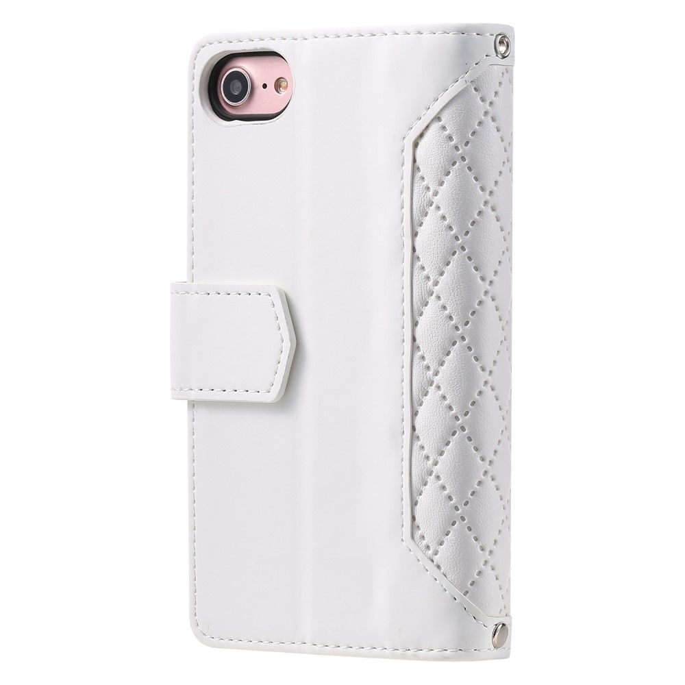 Pung Taske iPhone SE (2022) Quilted Hvid