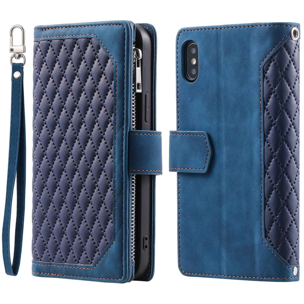 Pung Taske iPhone X/XS Quilted Blå