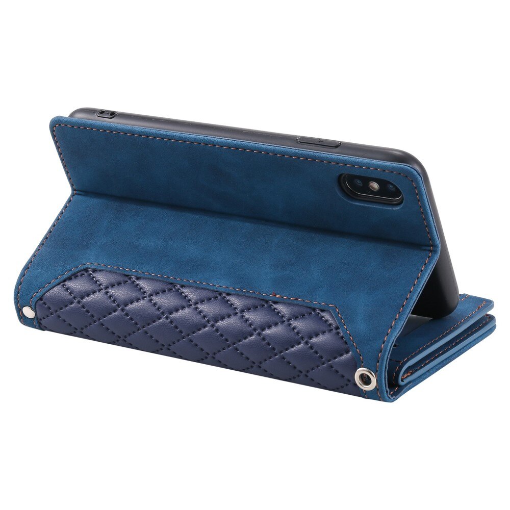 Pung Taske iPhone X/XS Quilted Blå