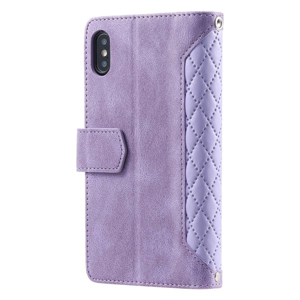 Pung Taske iPhone X/XS Quilted Lila