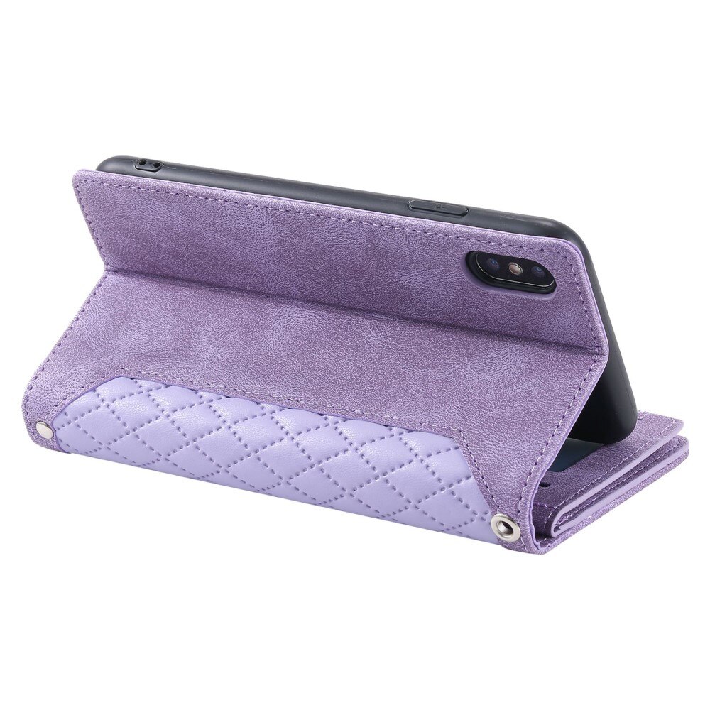 Pung Taske iPhone X/XS Quilted Lilla