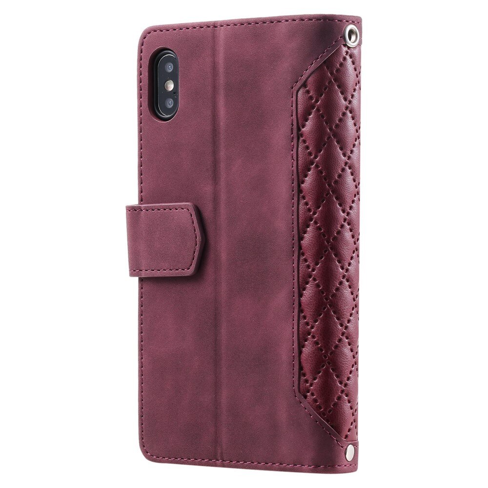 Pung Taske iPhone X/XS Quilted Rød