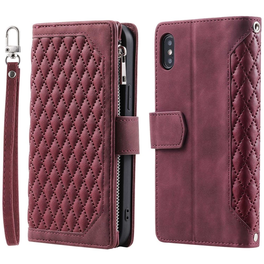 Pung Taske iPhone X/XS Quilted Rød