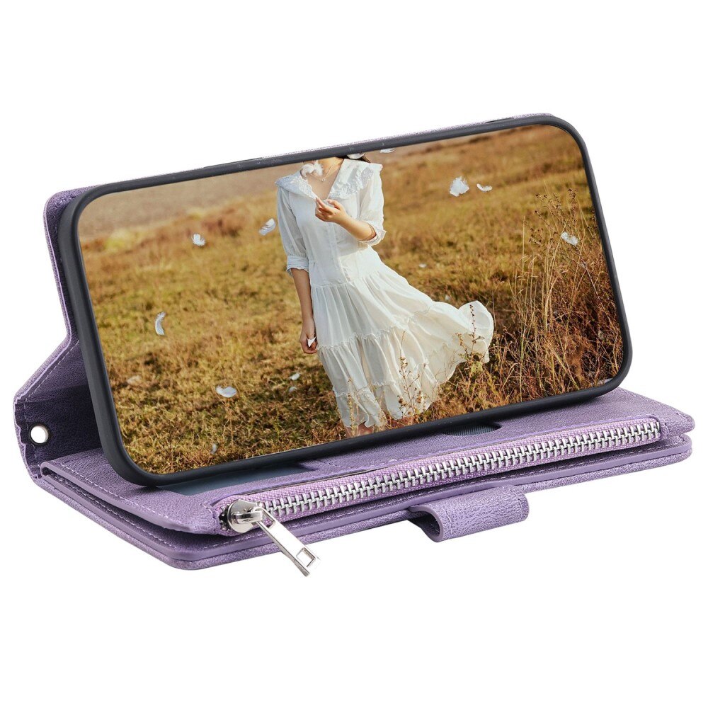 Pung Taske iPhone 11 Pro Quilted Lilla