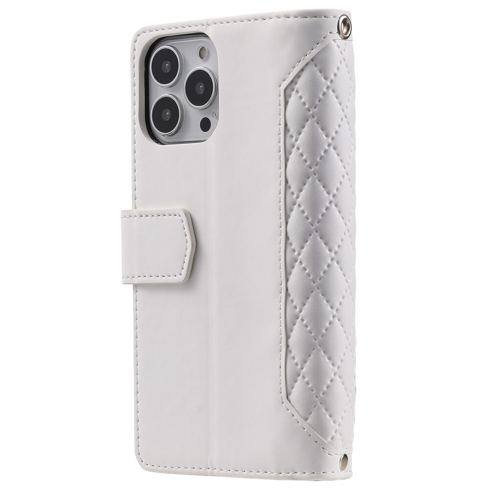 Pung Taske Apple iPhone 14 Pro Quilted Hvid