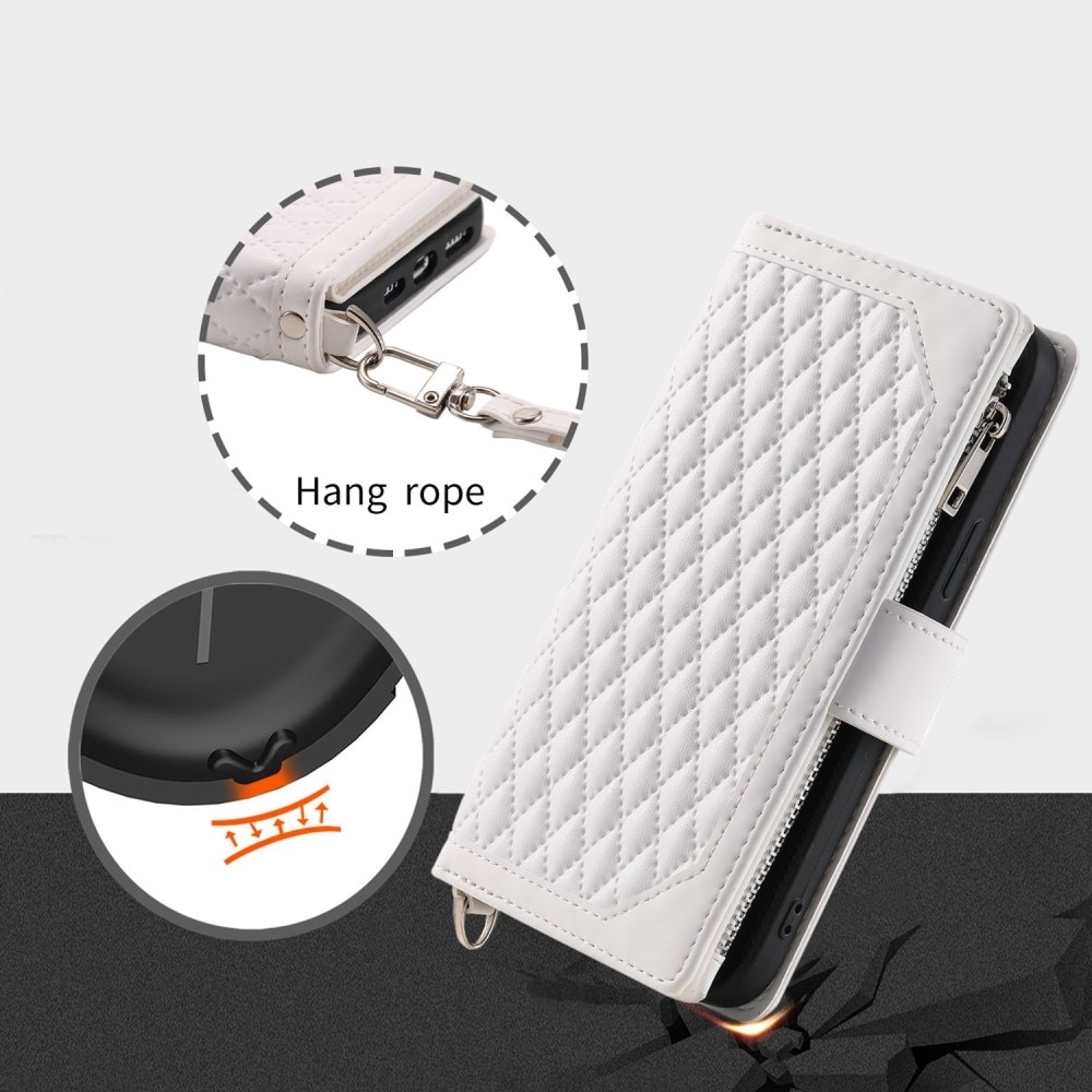 Pung Taske Apple iPhone 14 Pro Quilted Hvid