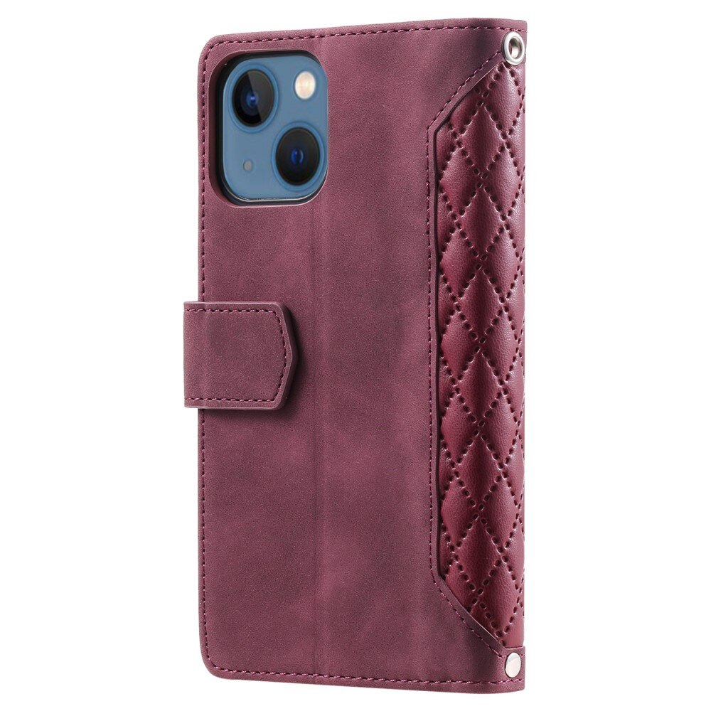 Pung Taske Apple iPhone 14 Plus Quilted Rød