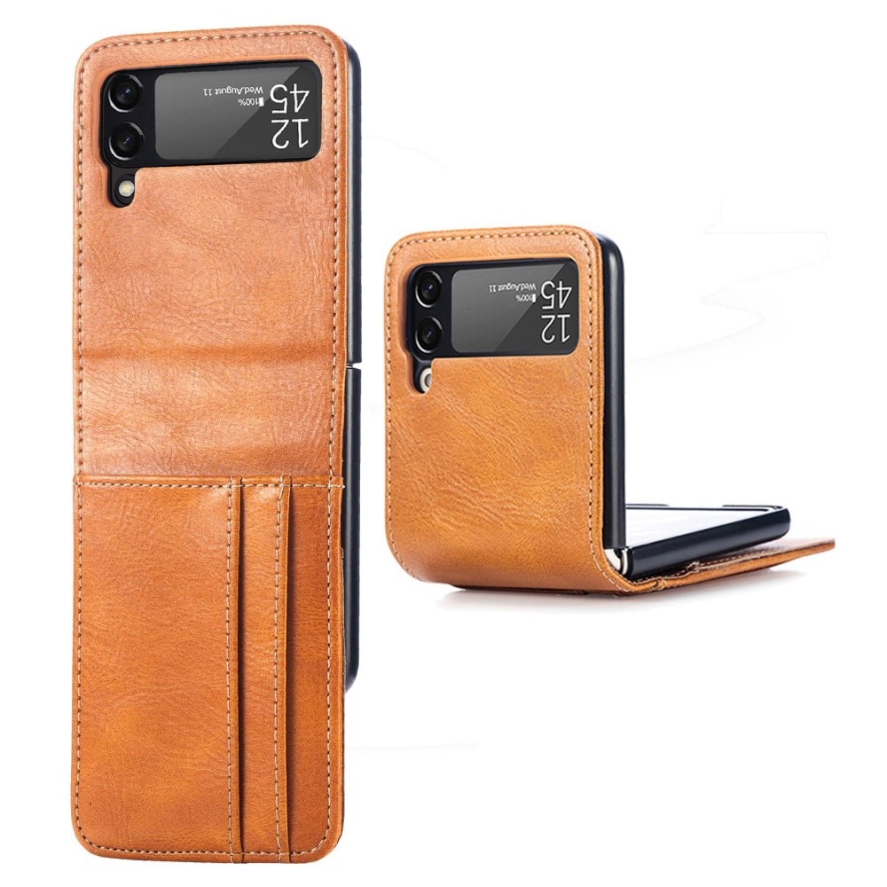 Mobiltaske Samsung Galaxy Z Flip 4 cognac