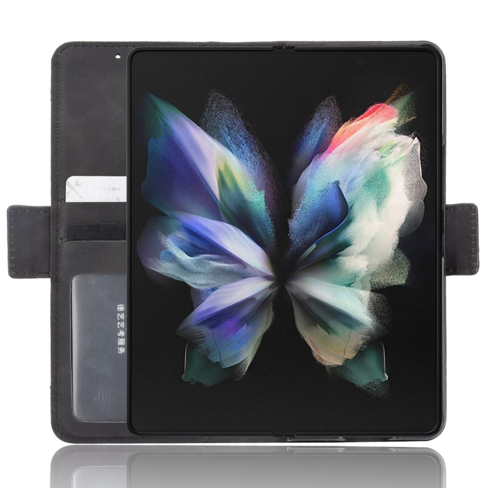 Multi Tegnebogsetui med Pencil-holder Samsung Galaxy Z Fold 4 sort