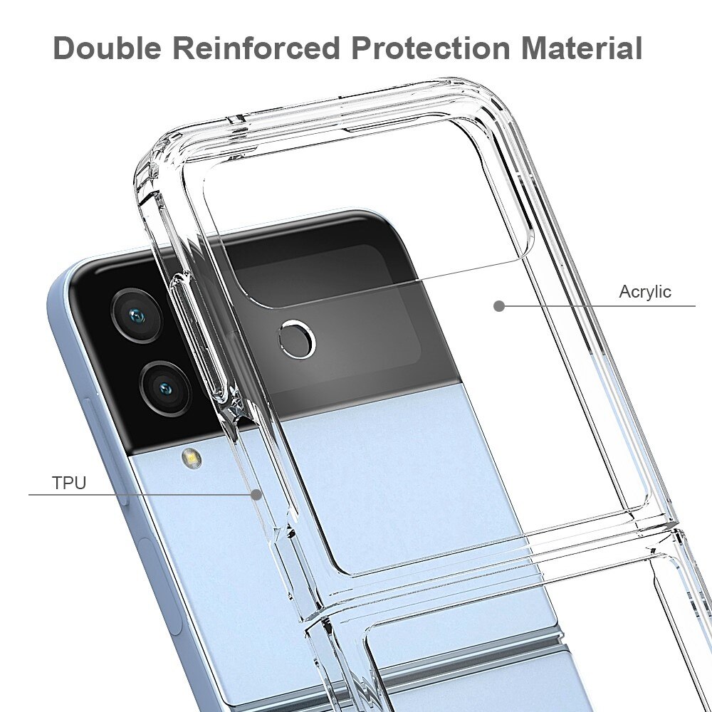 Hybridcover Samsung Galaxy Z Flip 4 Gennemsigtig