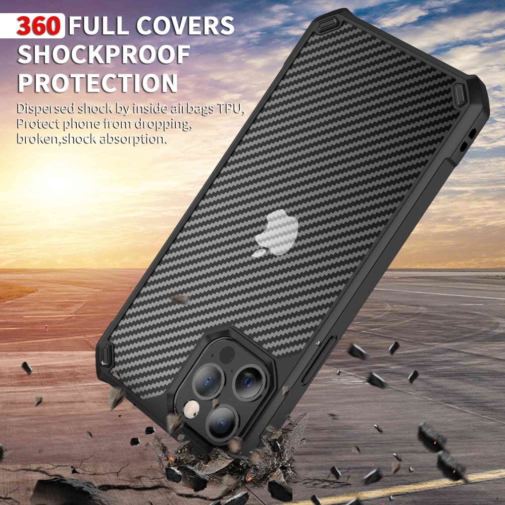 Hybridcover iPhone 14 Pro kulfiber