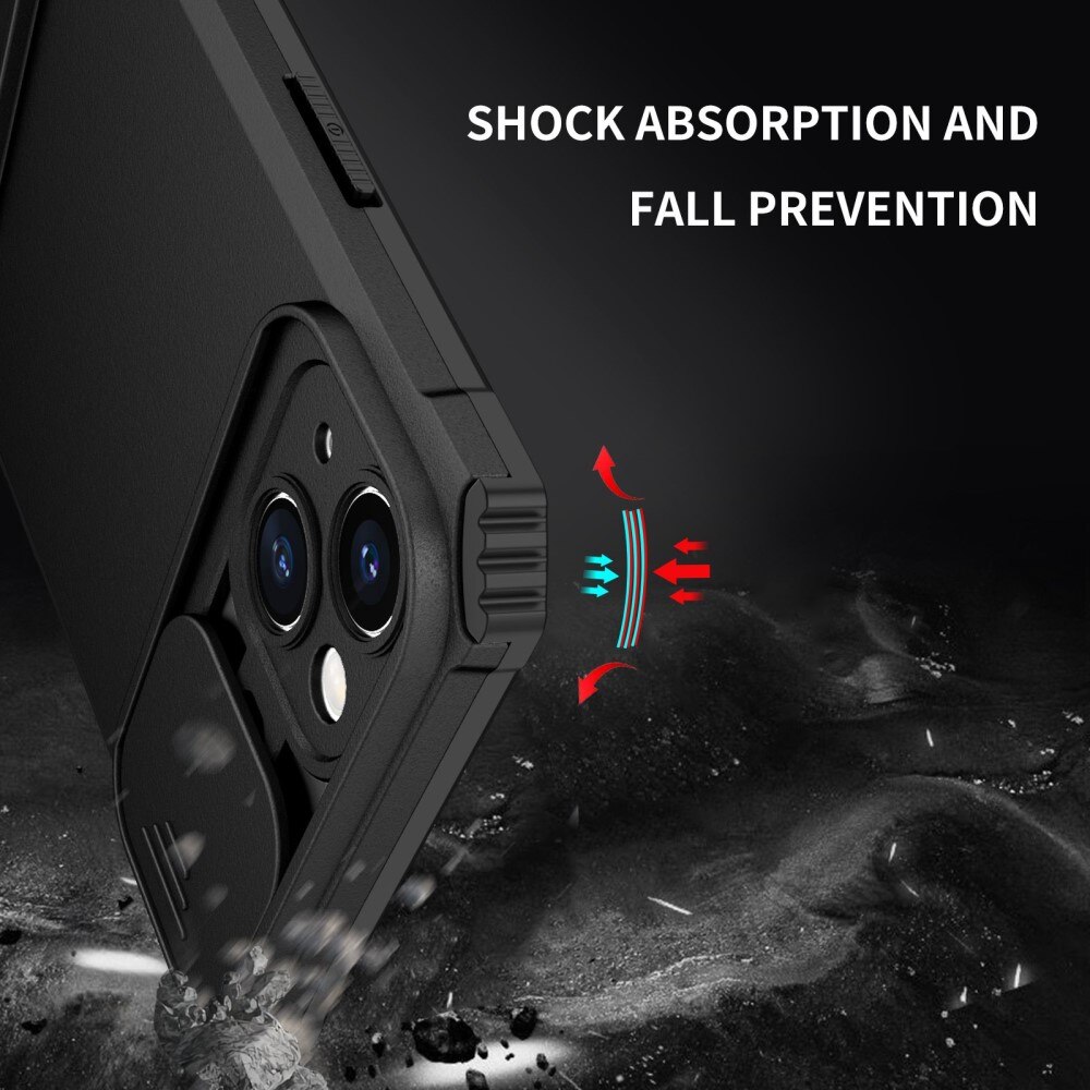 Apple iPhone 14 Plus Kickstand Cover kamerabeskyttelse Sort