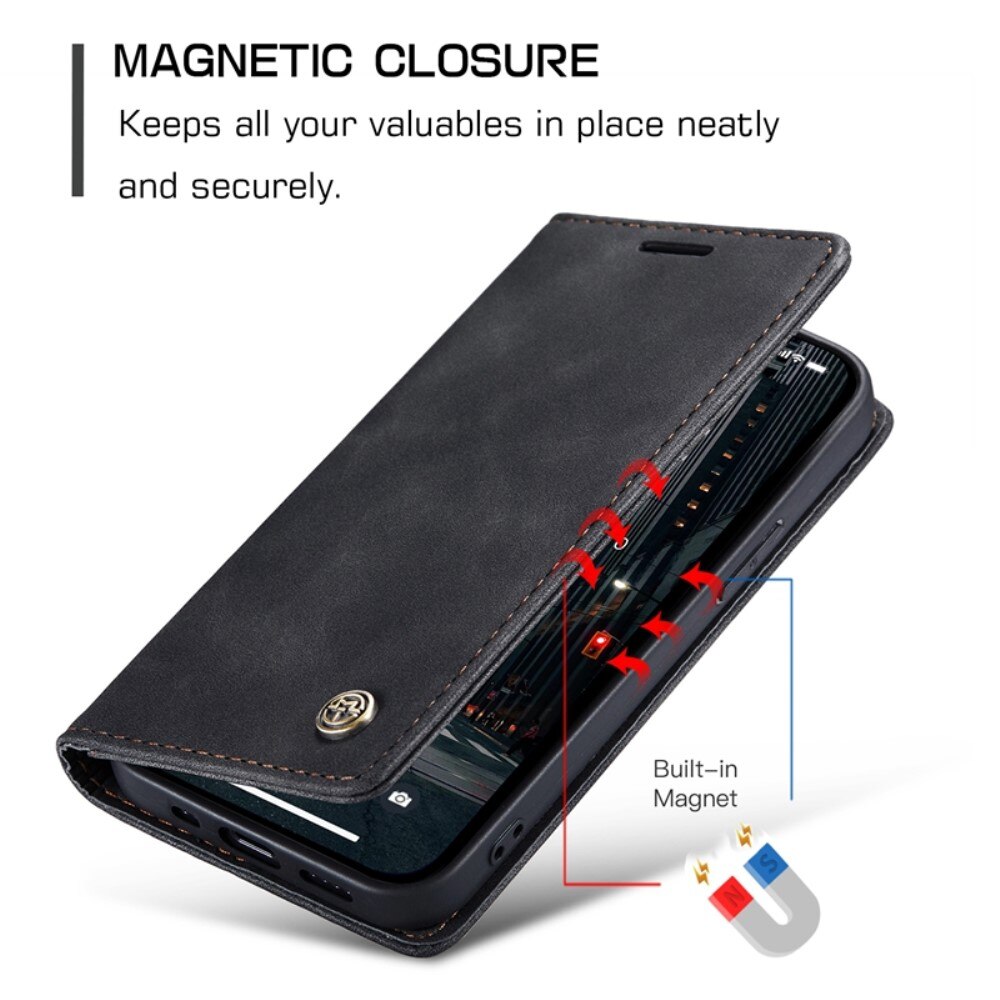 Slim Pung Etui iPhone 14 Pro Max Sort