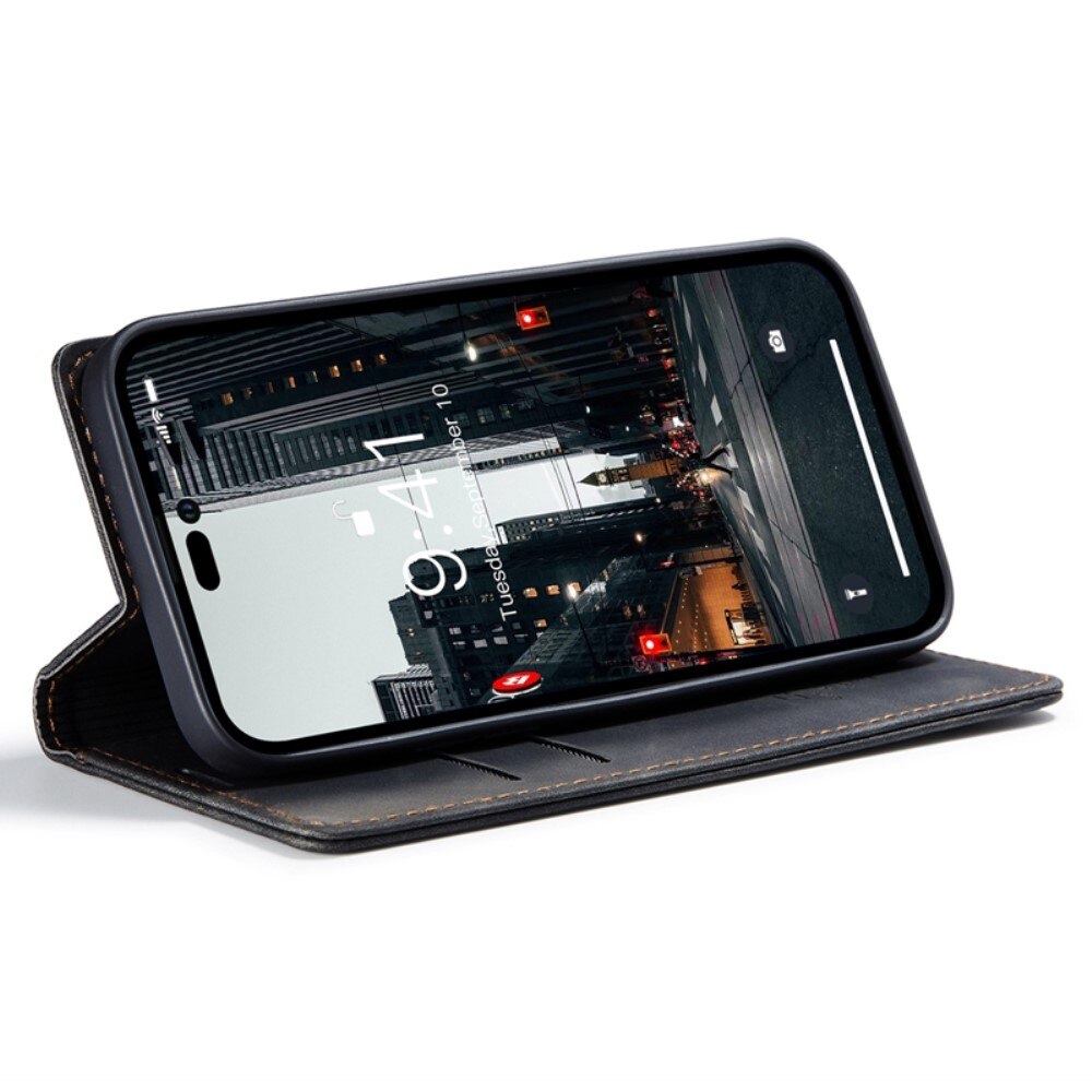Slim Pung Etui iPhone 14 Pro Max Sort