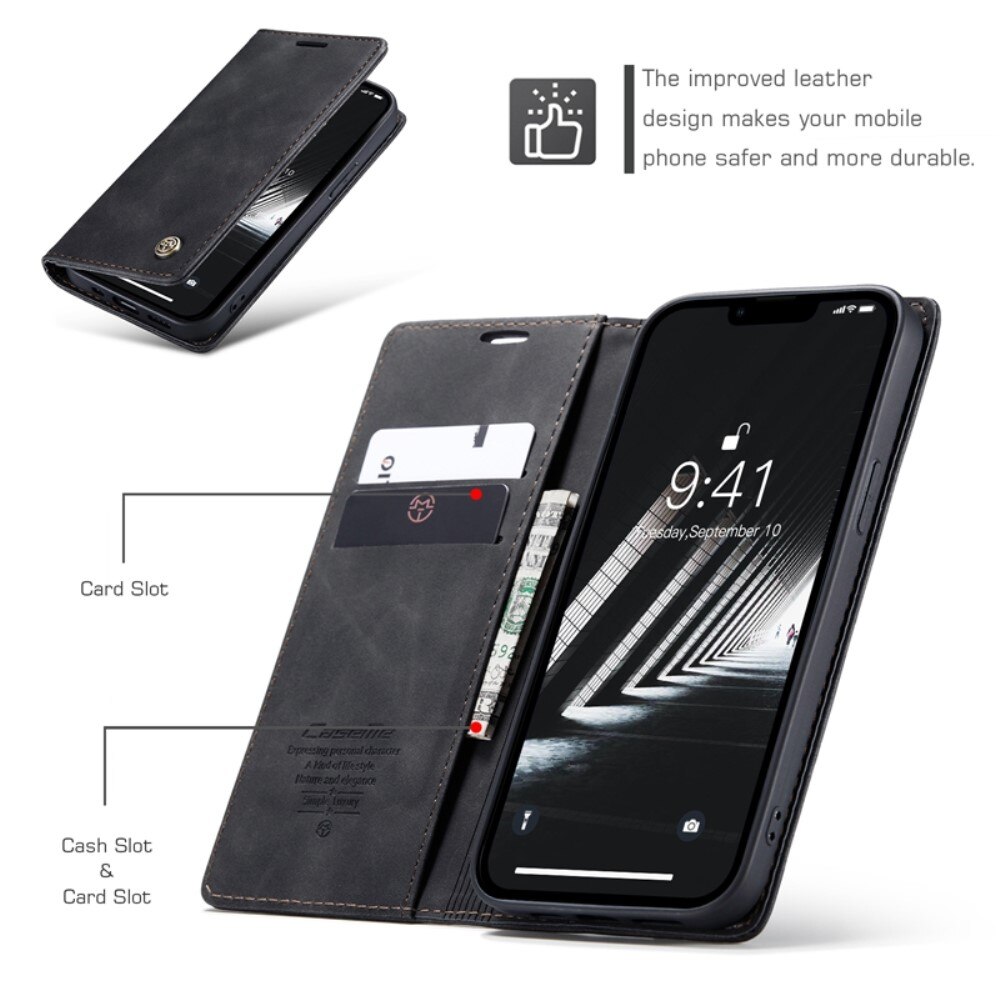 Slim Pung Etui iPhone 14 Plus Sort