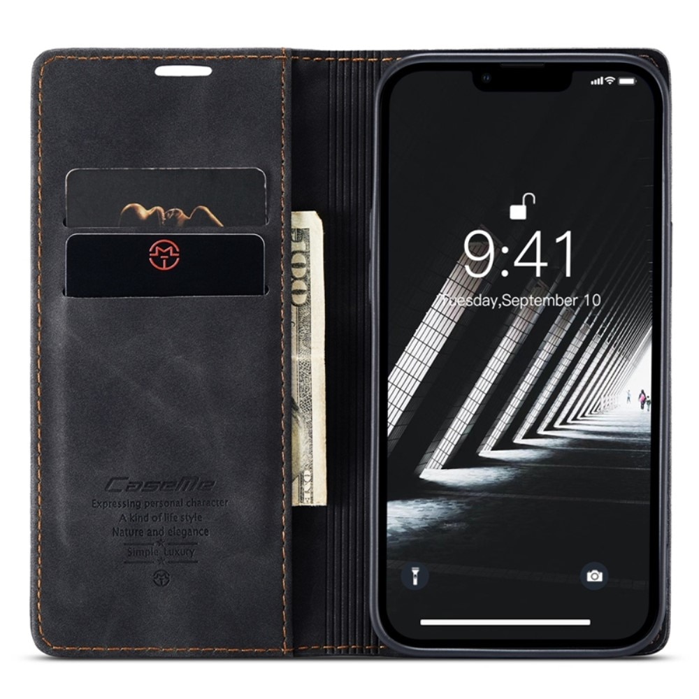 Slim Pung Etui iPhone 14 Plus Sort