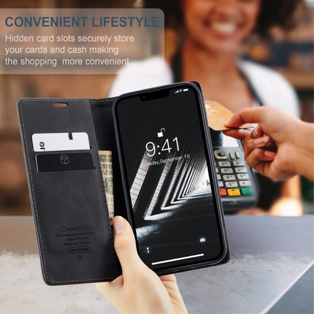 Slim Pung Etui iPhone 14 Plus Sort