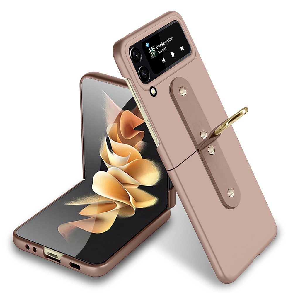 Samsung Galaxy Z Flip 4 Cover ringholder rose guld