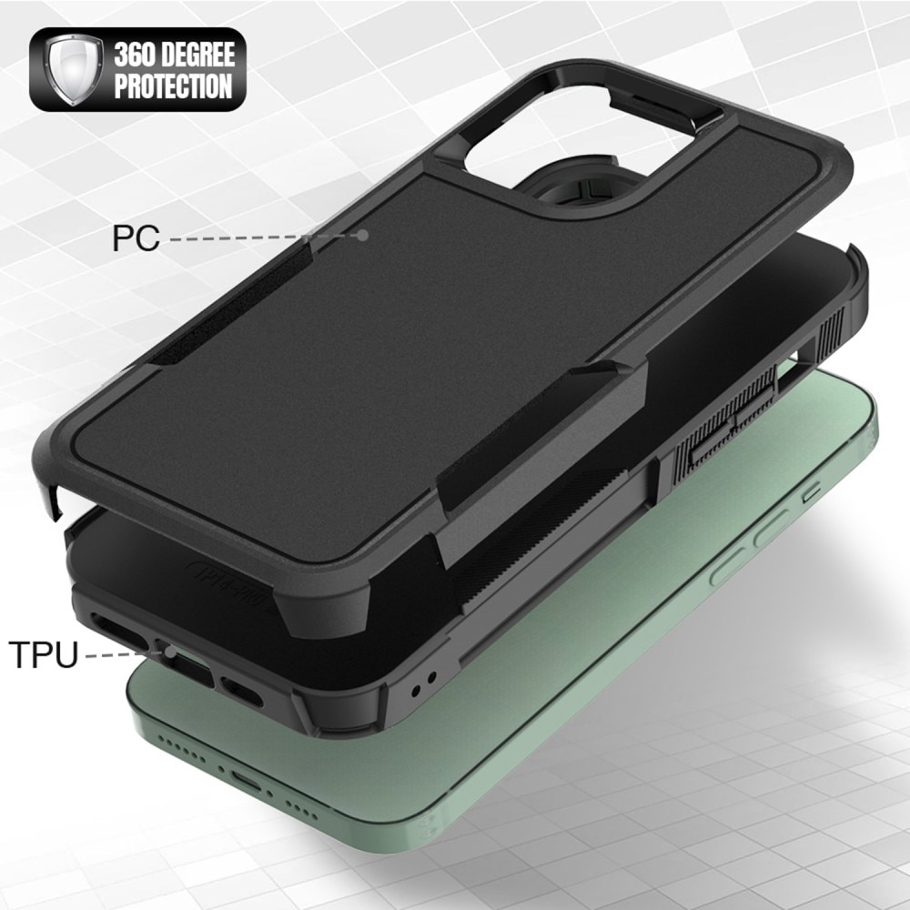 Off-road Hybridcover iPhone 14 Pro Max sort