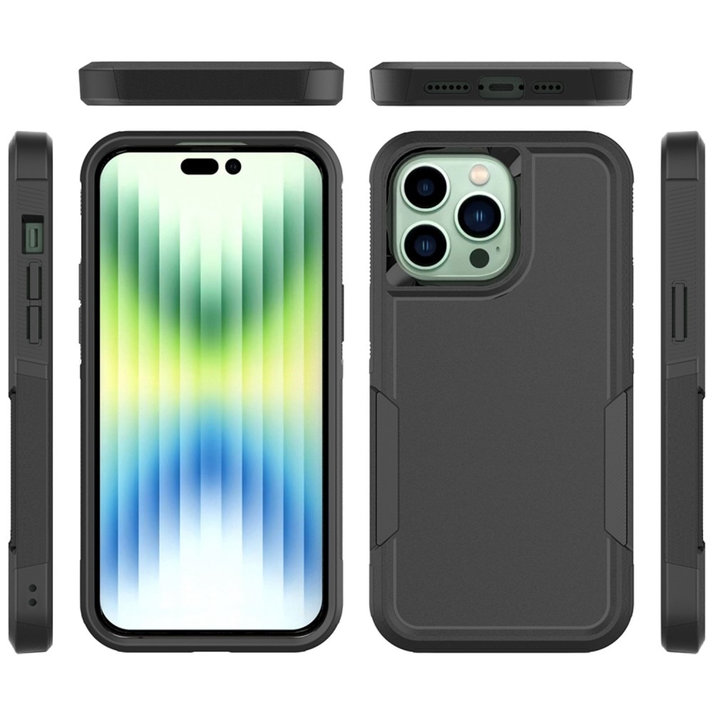 Off-road Hybridcover iPhone 14 Pro Max sort