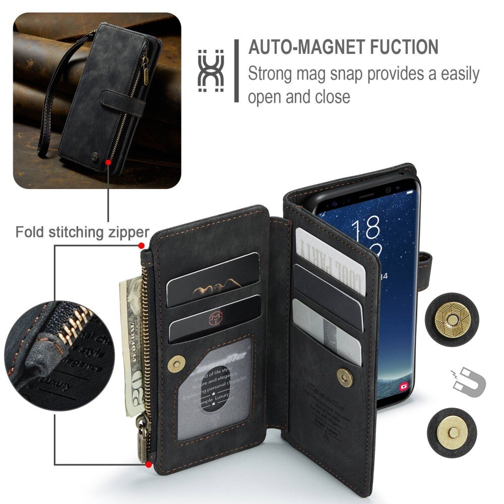 Zipper Wallet Samsung Galaxy S22 sort