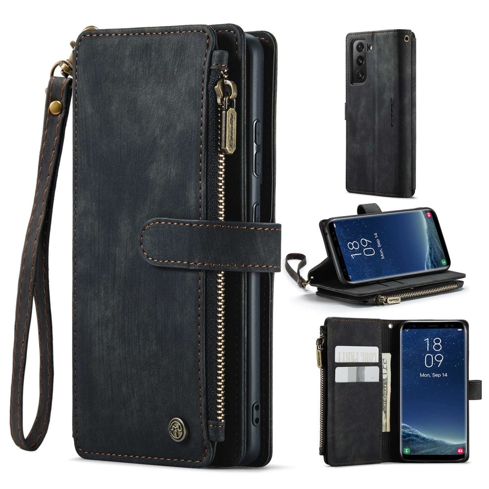 Zipper Wallet Samsung Galaxy S22 sort