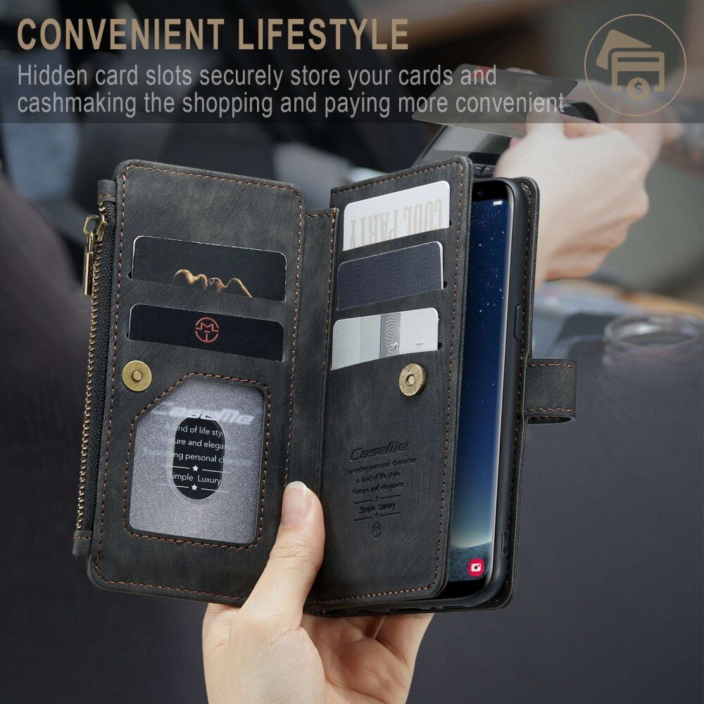 Zipper Wallet Samsung Galaxy S22 sort