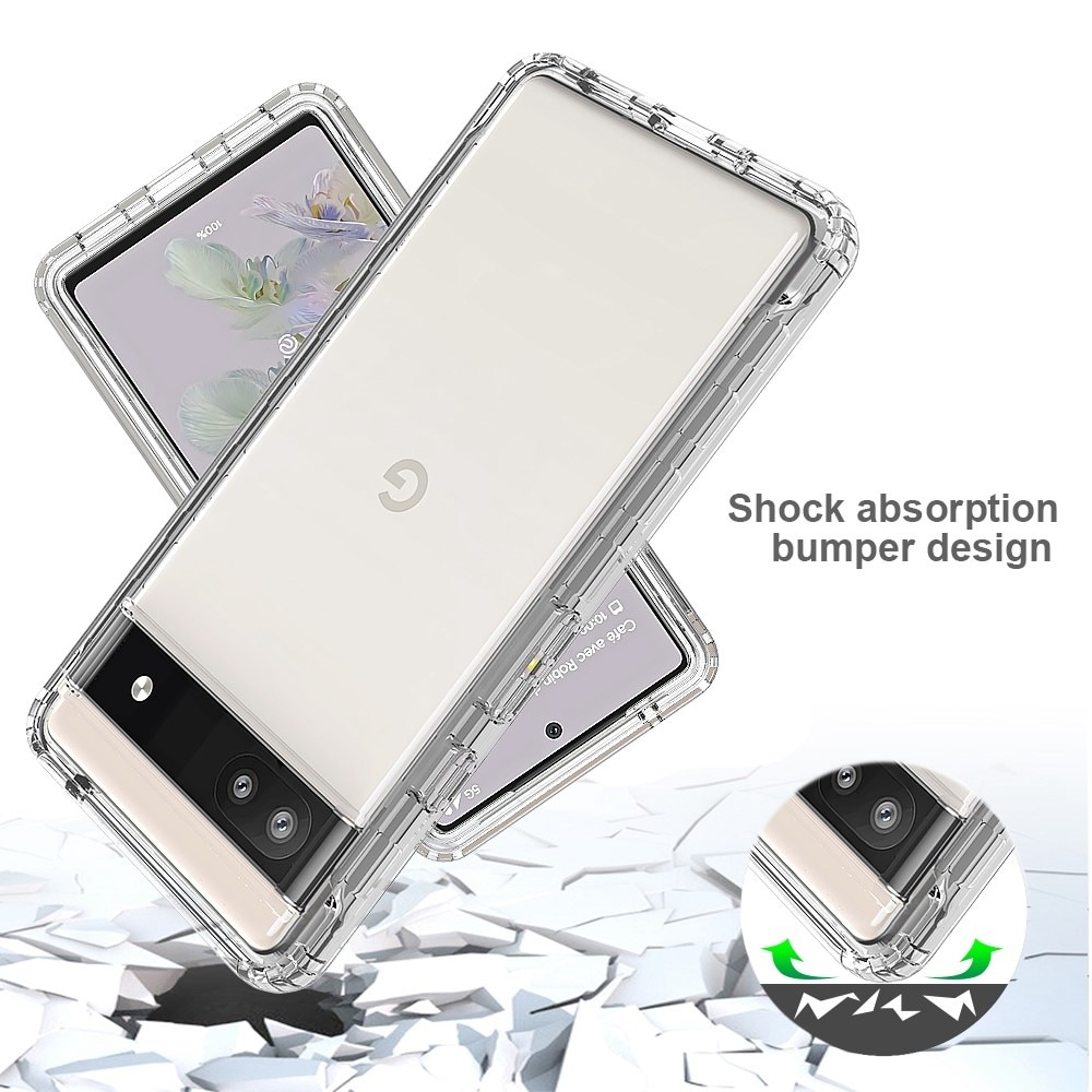 Full Cover Case Google Pixel 6a gennemsigtig