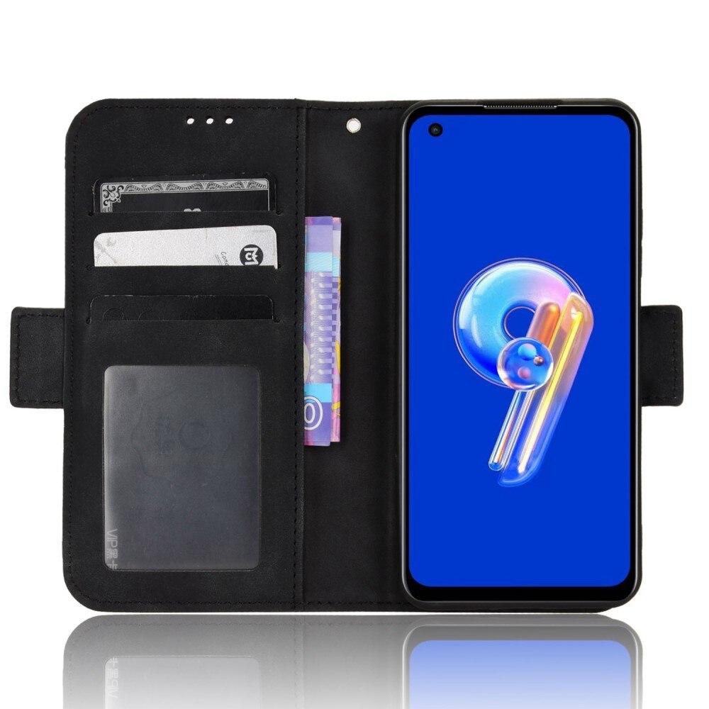 Multi Tegnebogsetui Asus Zenfone 9 sort