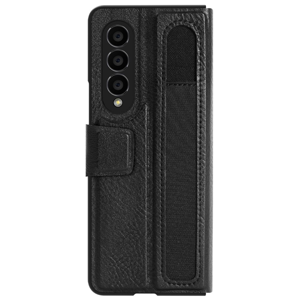 Leather Case with Pen Slot Samsung Galaxy Z Fold 4 sort