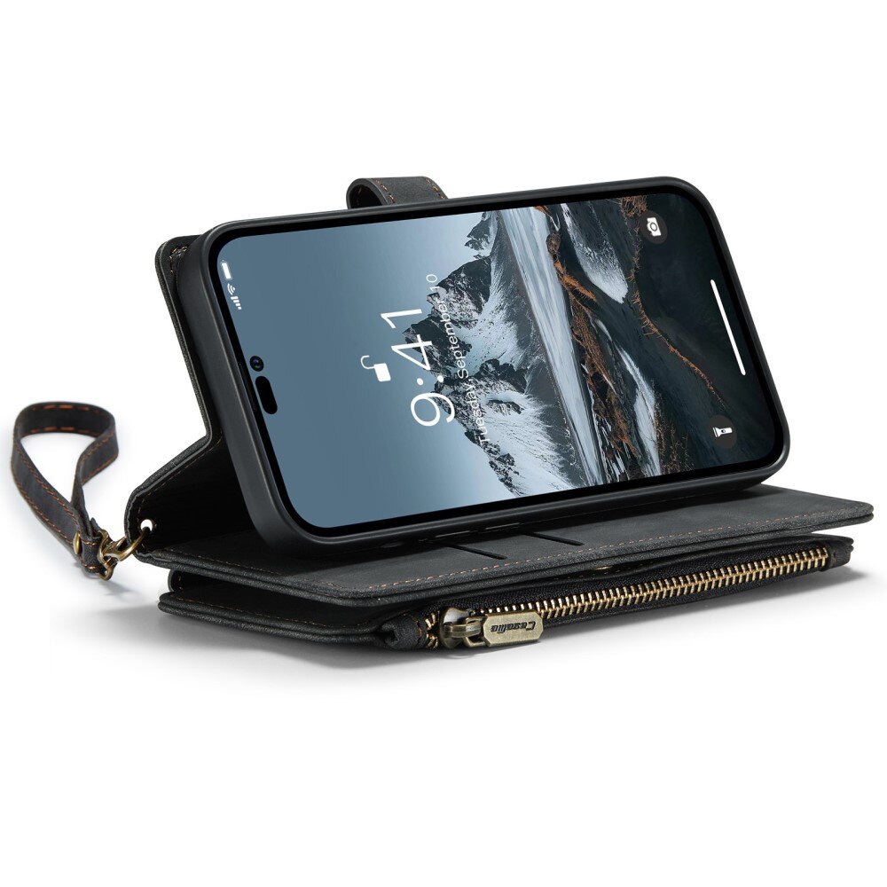 Zipper Wallet iPhone 14 Pro Sort