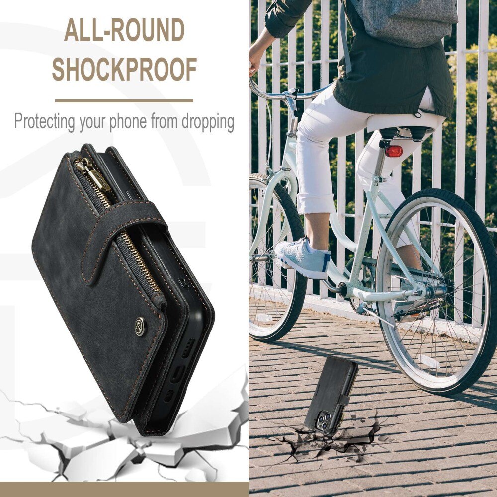Zipper Wallet iPhone 14 Pro Sort