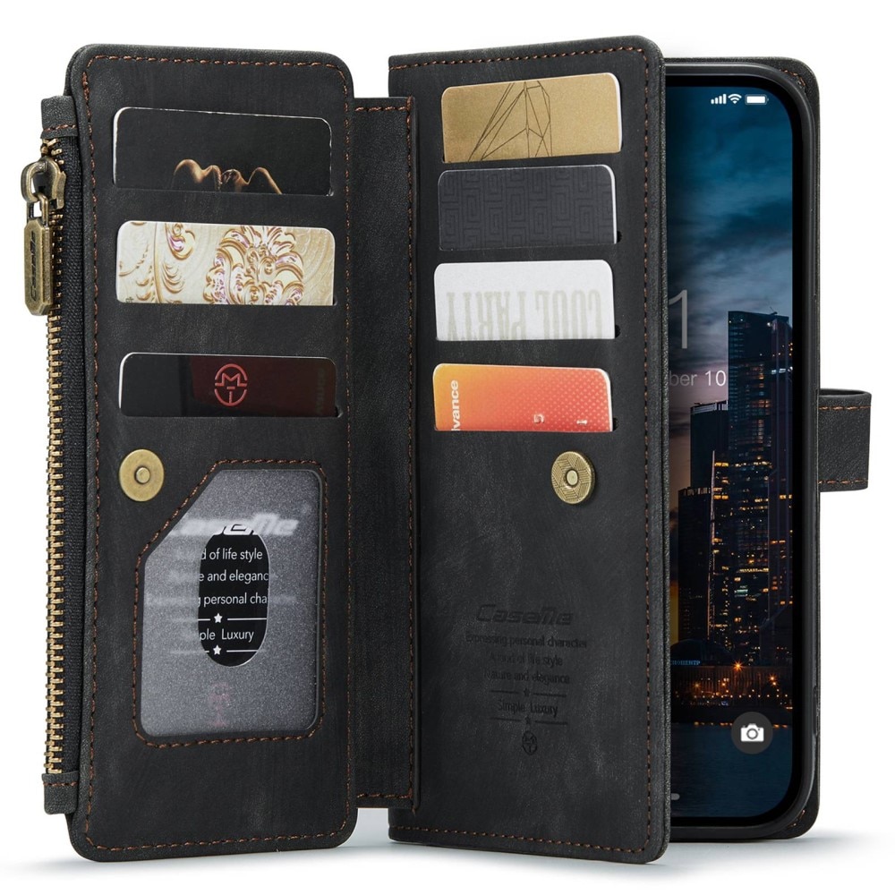 Zipper Wallet iPhone 14 Pro Max sort