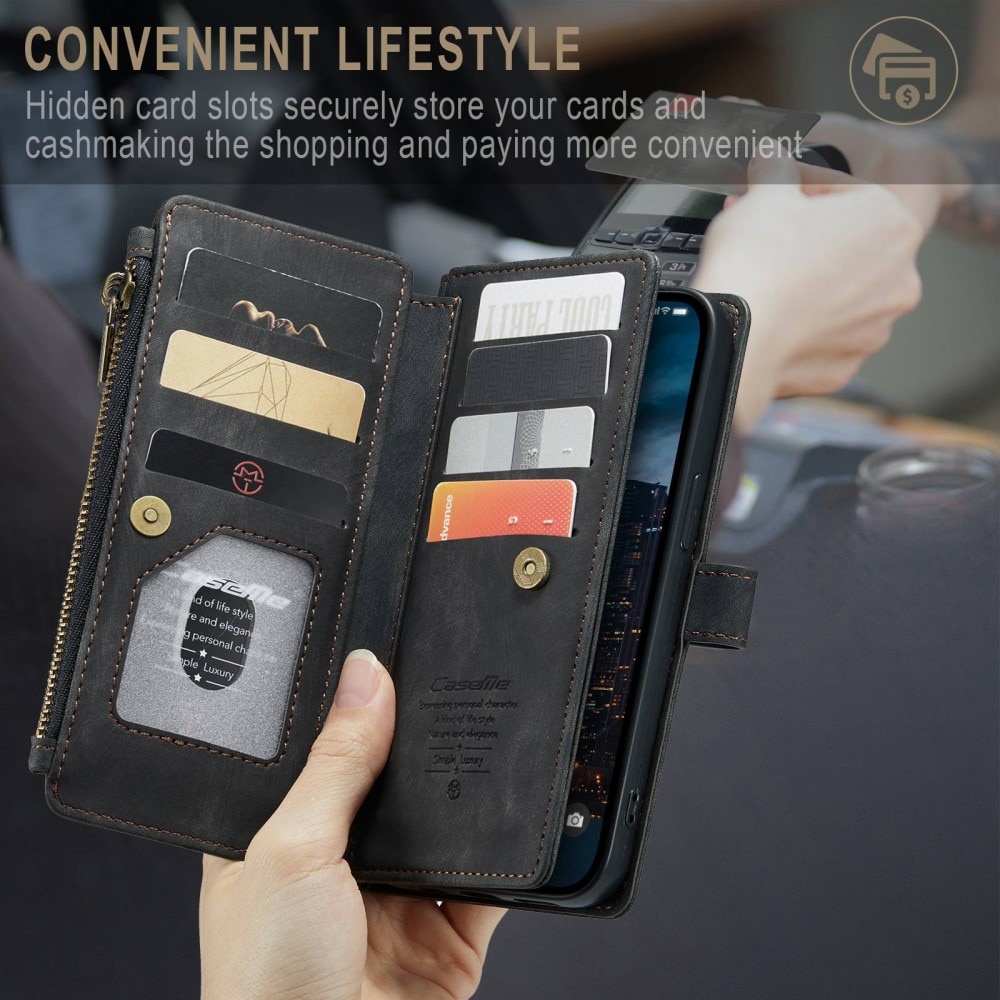 Zipper Wallet iPhone 14 Pro Max sort