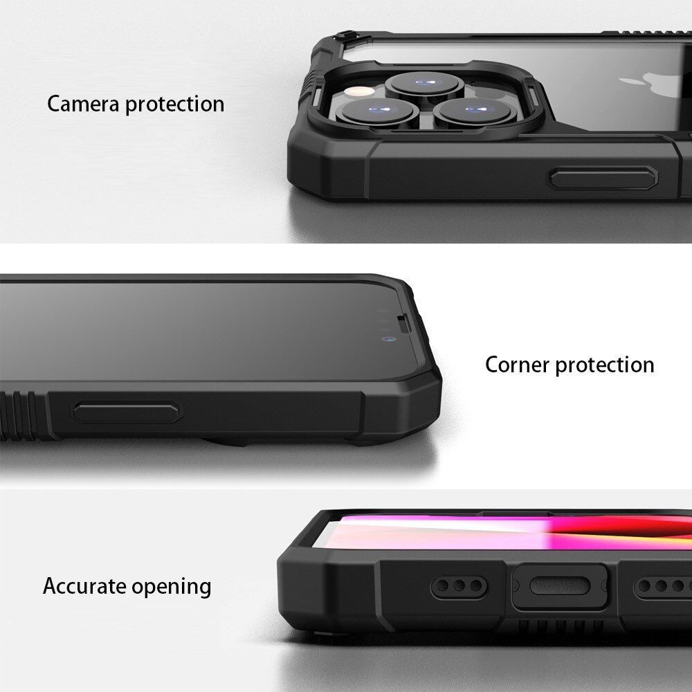 Hybridcover iPhone 14 Pro gennemsigtig