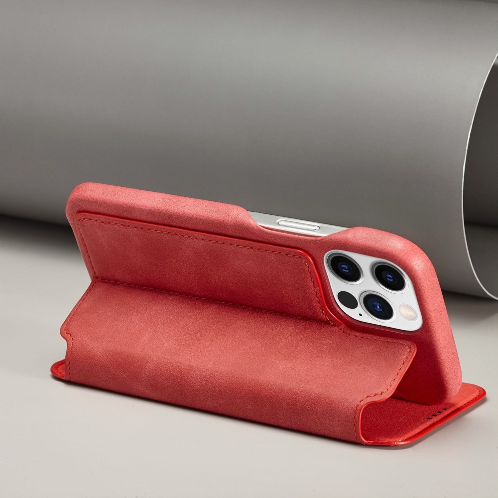 Slim Tegnebogsetui iPhone 14 Pro Max rød