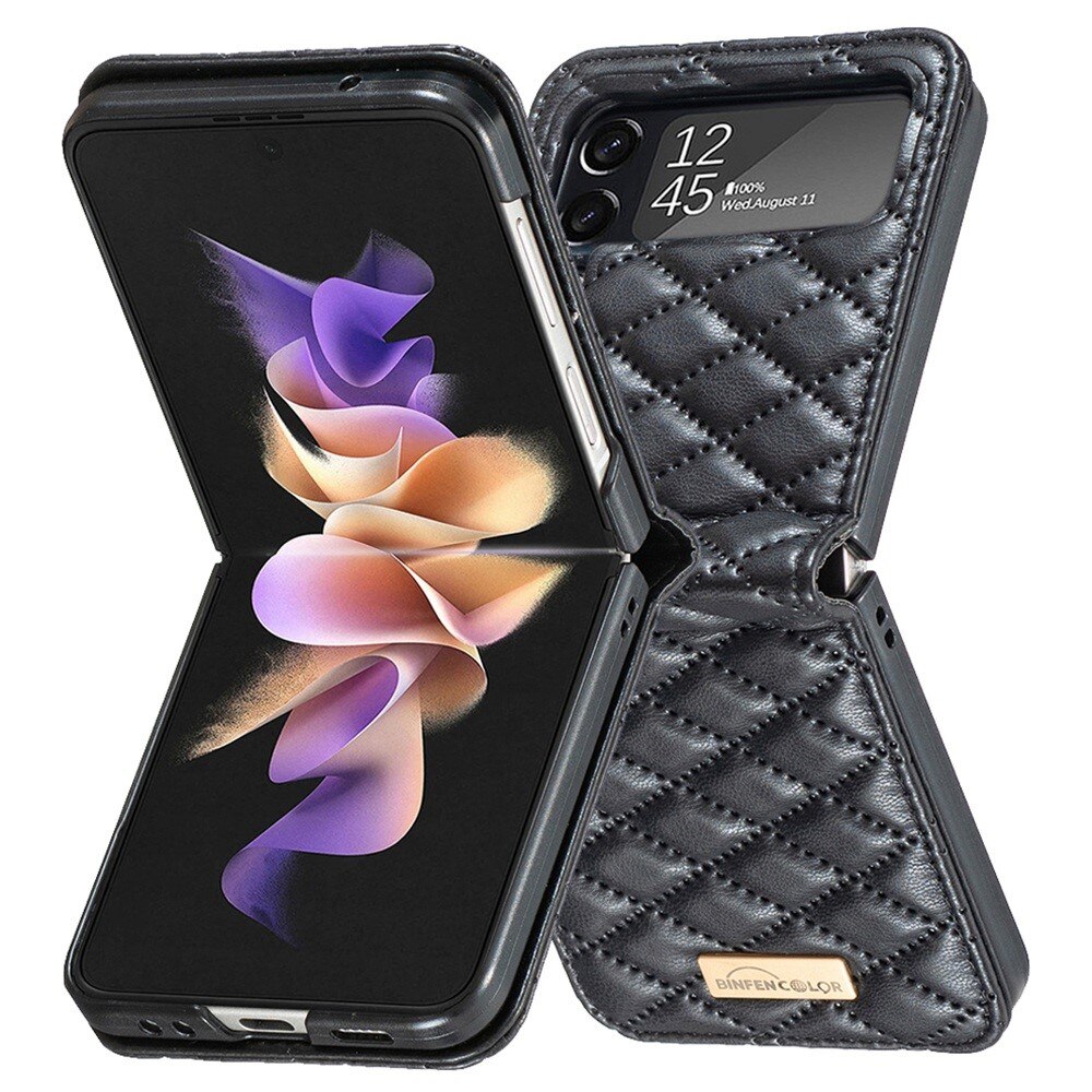 Etui Samsung Galaxy Z Flip 4 Quilted sort