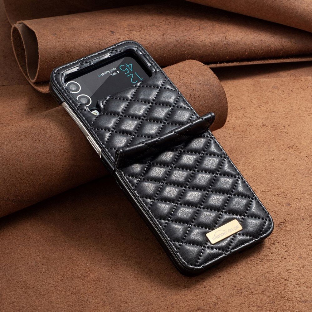 Etui Samsung Galaxy Z Flip 4 Quilted sort