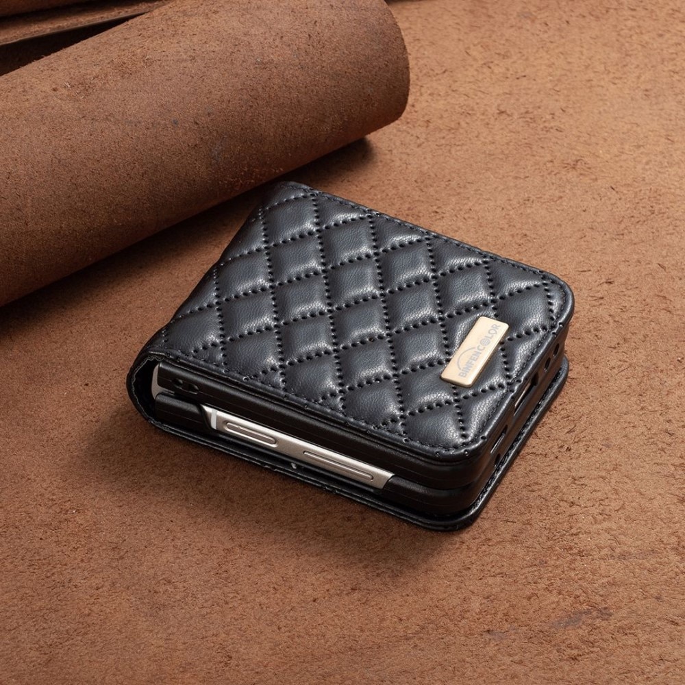 Etui Samsung Galaxy Z Flip 4 Quilted sort