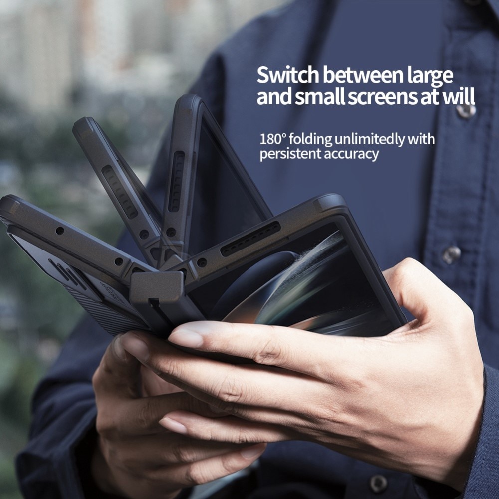 CamShield Cover med S Pen-holder Samsung Galaxy Z Fold 4 sort