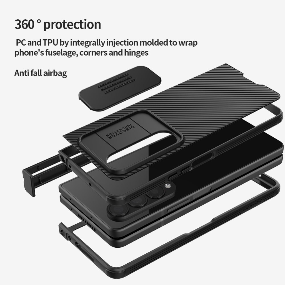 CamShield Cover med S Pen-holder Samsung Galaxy Z Fold 4 grøn