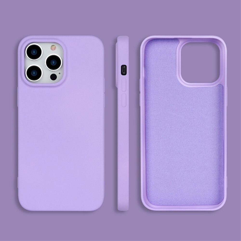 TPU Cover iPhone 14 Pro Max lila