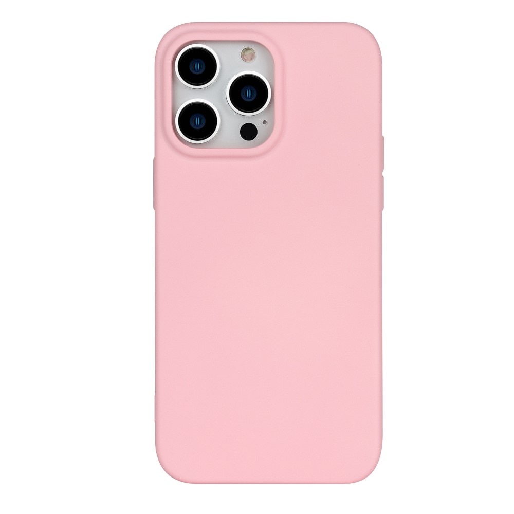TPU Cover iPhone 14 Pro Max lyserød
